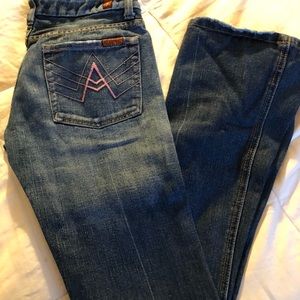 7 for all mankind boot cut jeans
